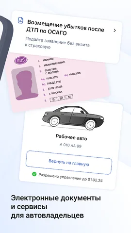 Госуслуги Авто — скриншот 2