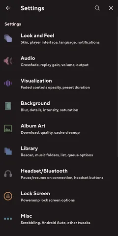 Poweramp — скриншот 8